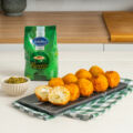 arancini de mozarella e pesto