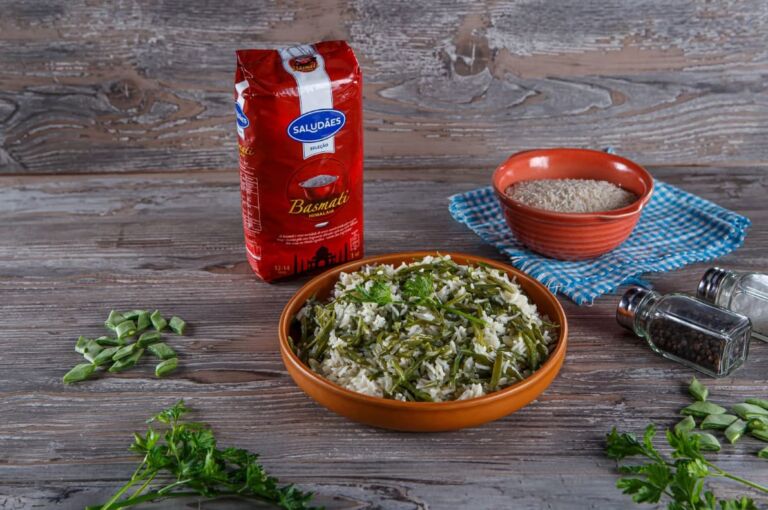 Foto de Arroz de Feijão Verde