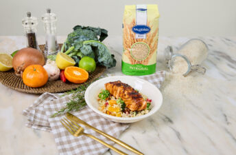 Salmão Grelhado com Arroz: Receita Deliciosa